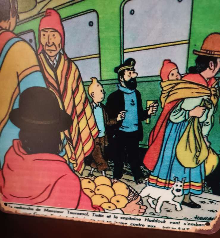 Iconic Tin Tin Metal Sign