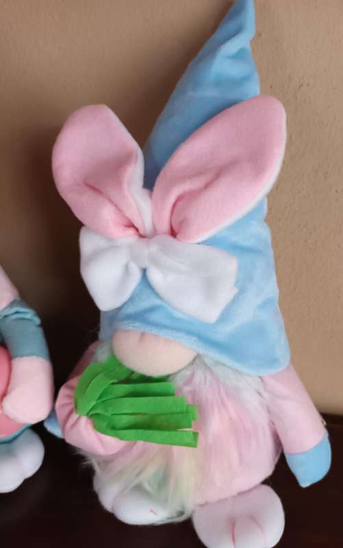 Pair of Colourful Gnome Soft Toys