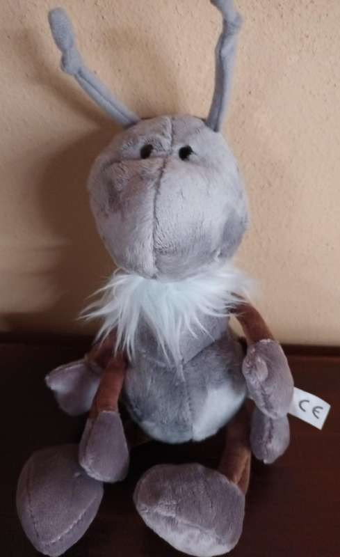 Grey and Brown Ant Soft Toy