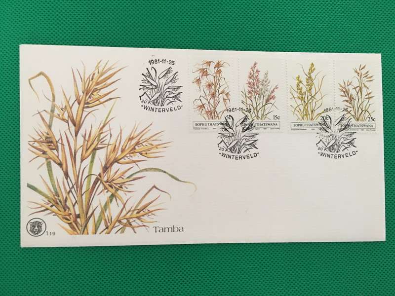 BOPHUTHATSWANA - FIRST DAY COVER / GRASSES - 1981