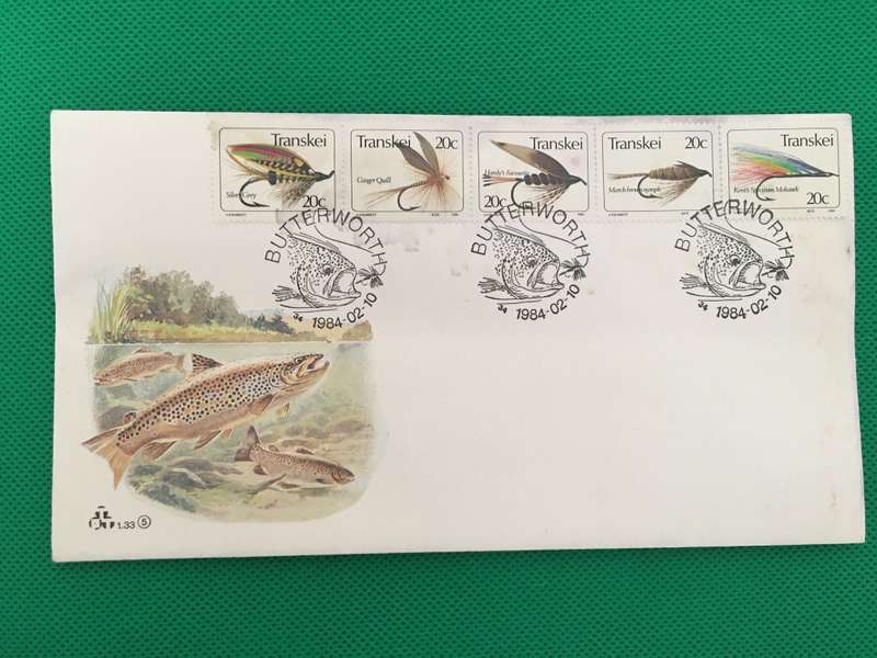 TRANSKEI FIRST DAY COVER - 1984 - TROUT
