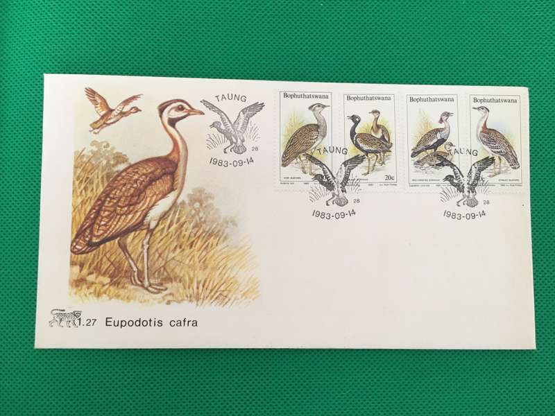 BOPHUTHATSWANA FIRST DAY COVER - 1983 - EUPODOTIS CAFRA