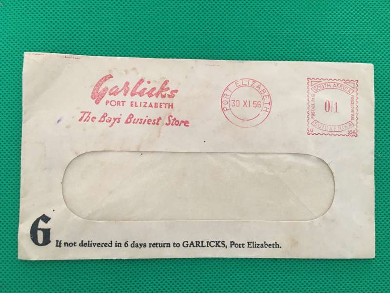 SOUTH AFRICA LOT OF GARLICKS CHELSEA AND RED CROSS ENVELOPES AROUND TIME OF THE 60'S