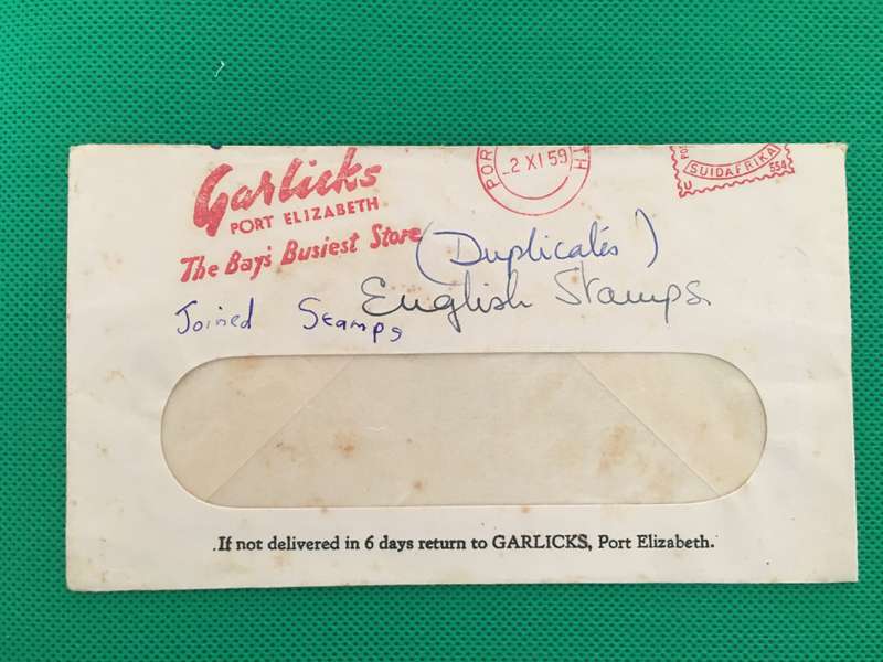 SOUTH AFRICA LOT OF GARLICKS CHELSEA AND RED CROSS ENVELOPES AROUND TIME OF THE 60'S