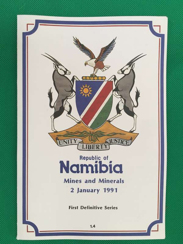 NAMIBIA FIRST DAY SHEET - 1991 - BUTTERFLIES