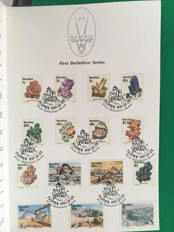 NAMIBIA FIRST DAY SHEET - 1991 - BUTTERFLIES