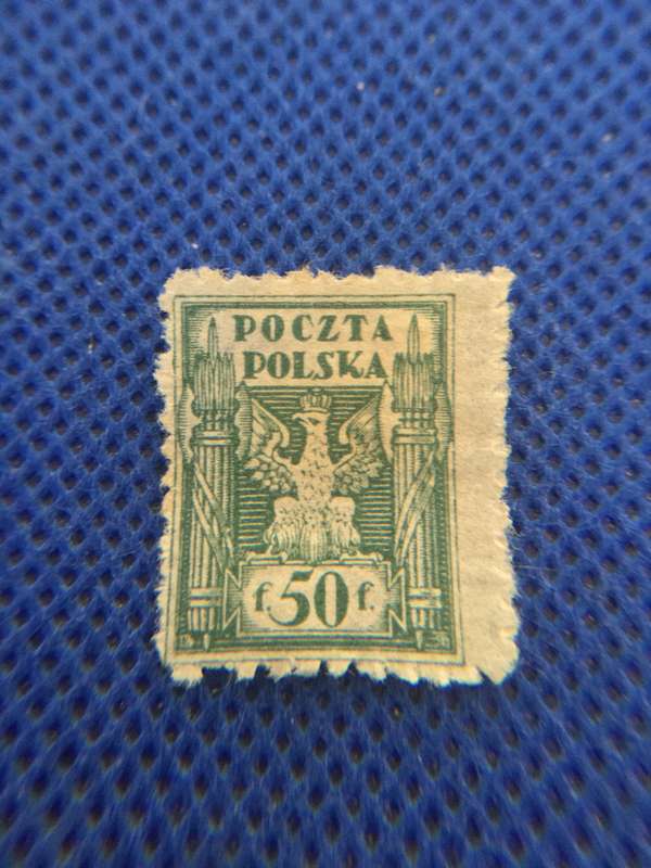 POLAND LOT OF 6 UNUSED STAMPS