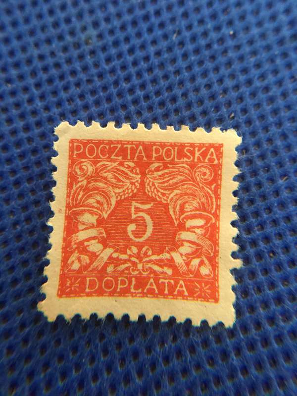 POLAND LOT OF 6 UNUSED STAMPS