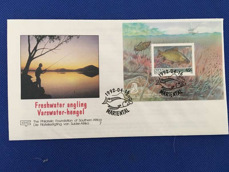 NAMIBIA FIRST DAY COVER - FRESHWATER ANGLING - 1992