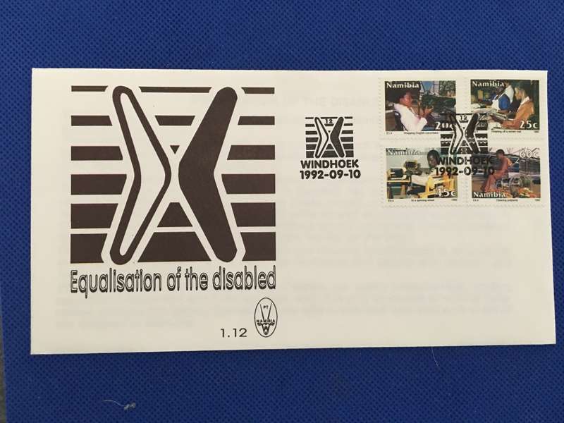 NAMIBIA FIRST DAY COVER - THE DISABLED - 1992