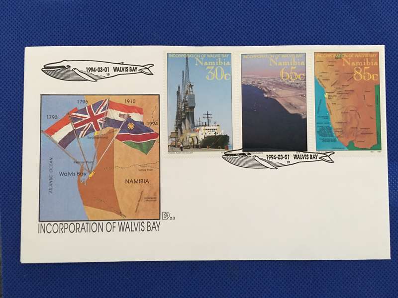 NAMIBIA FIRST DAY COVER - INCORPORATION OF WALVIS BAY - 1994