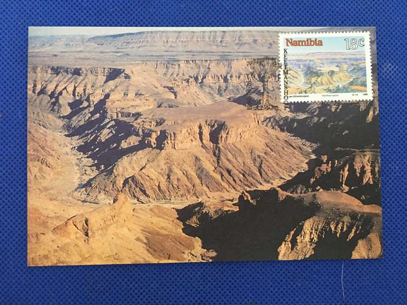 NAMIBIA POSTCARD /  COVER /  FISH RIVER CANYON  - 1990