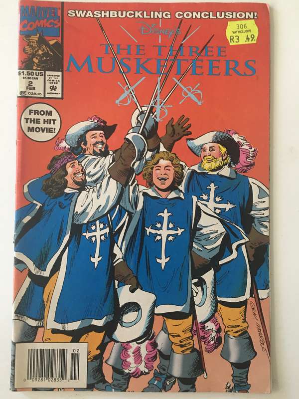 MARVEL COMICS - DISNEY'S - THE THREE MUSKETEERS - VOL. 1 NO. 2 - 1994