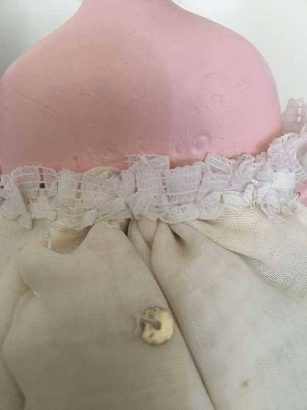 VINTAGE /  ANTIQUE PIN CUSHION DOLL VERY RARE WITH SERIAL NUMBER -