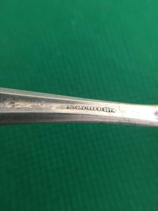 VINTAGE ANGORA SILVER PLATED 4 CAKE FORKS
