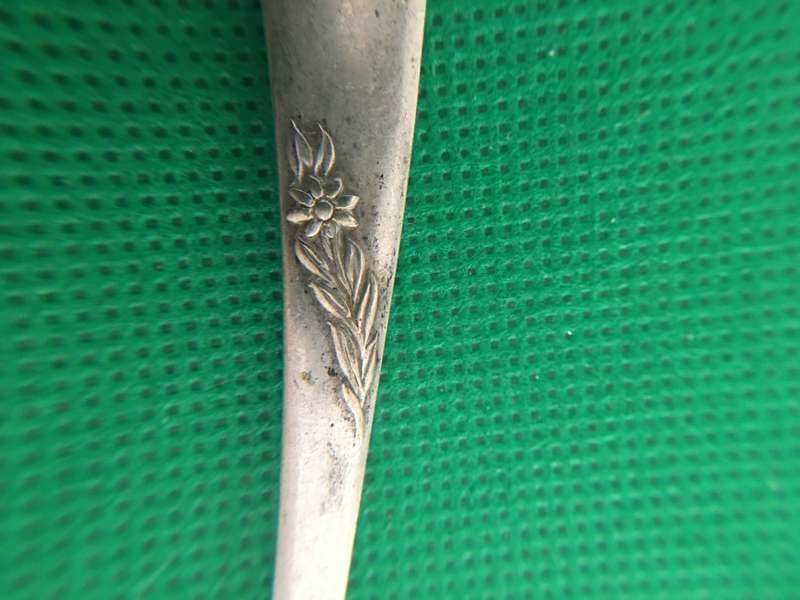 VINTAGE ANGORA SILVER PLATED 4 CAKE FORKS