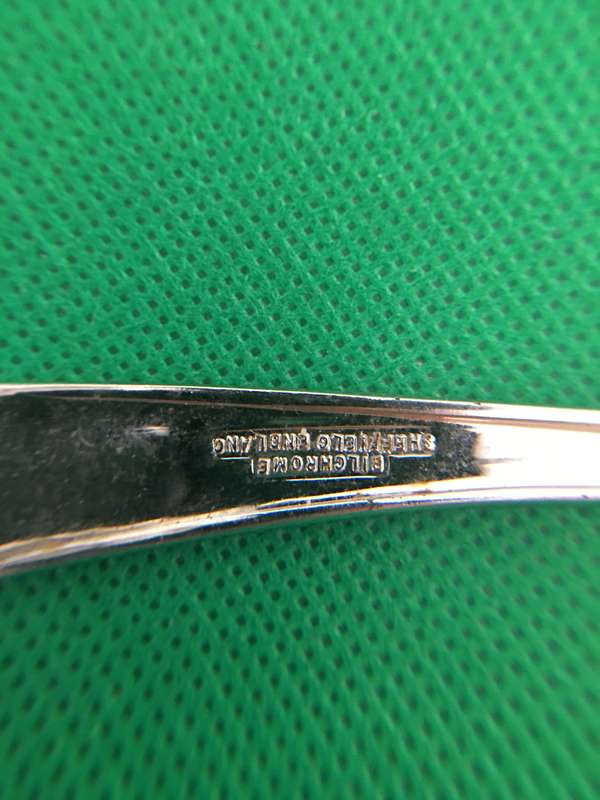 VINTAGE 3 BILCHROME TEA SPOONS SHEFFIELD ENGLAND