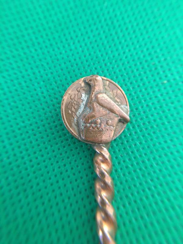 VINTAGE SOUVENIER SPOON ZIMBABWE / RHODESIA 1982 - COPPER