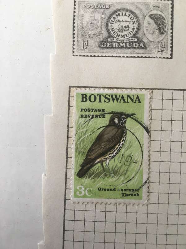 BOTSWANA MOUNTED STAMP