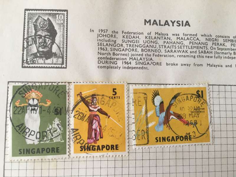 MALAYSIA  3 MOUNTED STAMPS