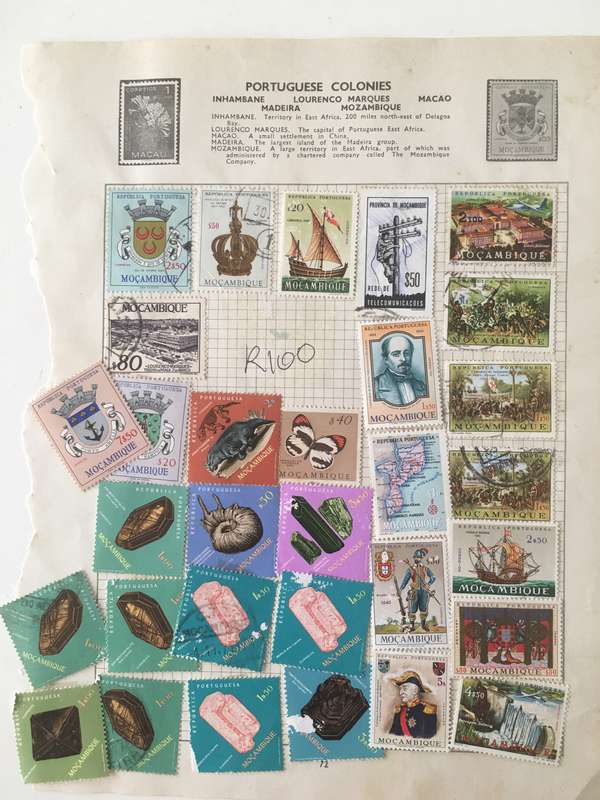 PORTUGAL PAGE OF STAMPS
