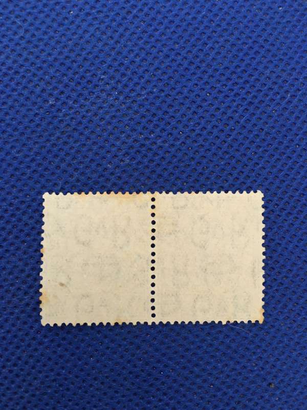 GREAT BRITAIN HALP PENNY USED PAIR OF STAMPS