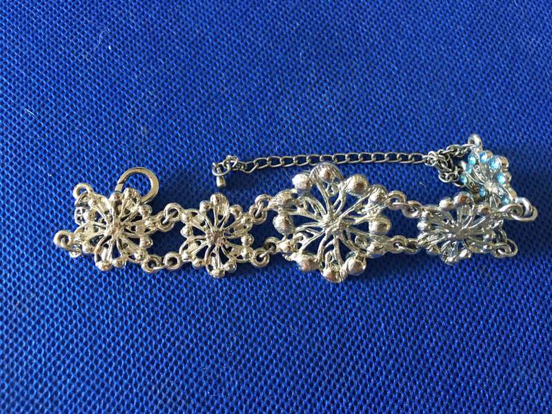 VINTAGE BRACELET  WITH FEW STONES MISSING