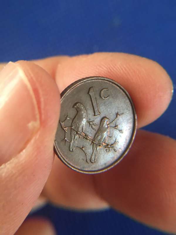 SOUTH AFRICA 1966 1c COIN JAN V RIEBEECK  ENGLISH