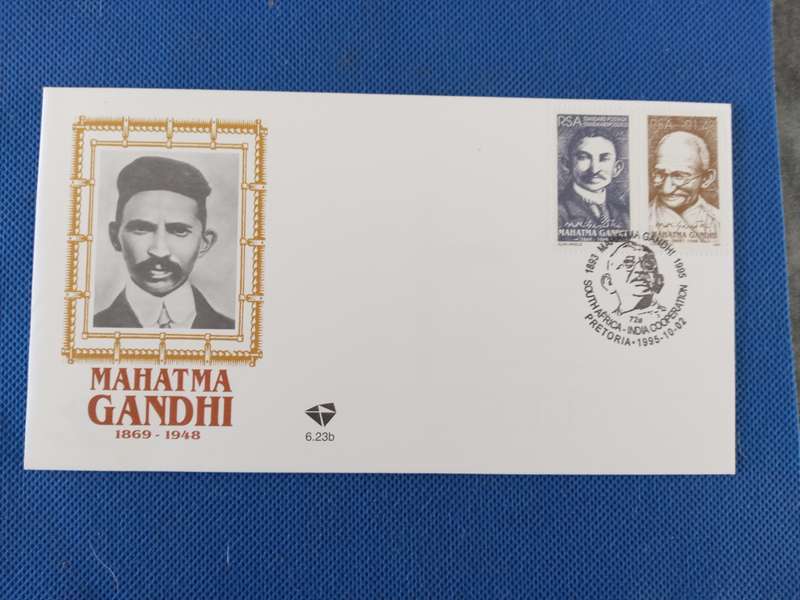 SOUTH AFRICA - HAHATMA GANDHI  FIRST DAY COVER - 1995