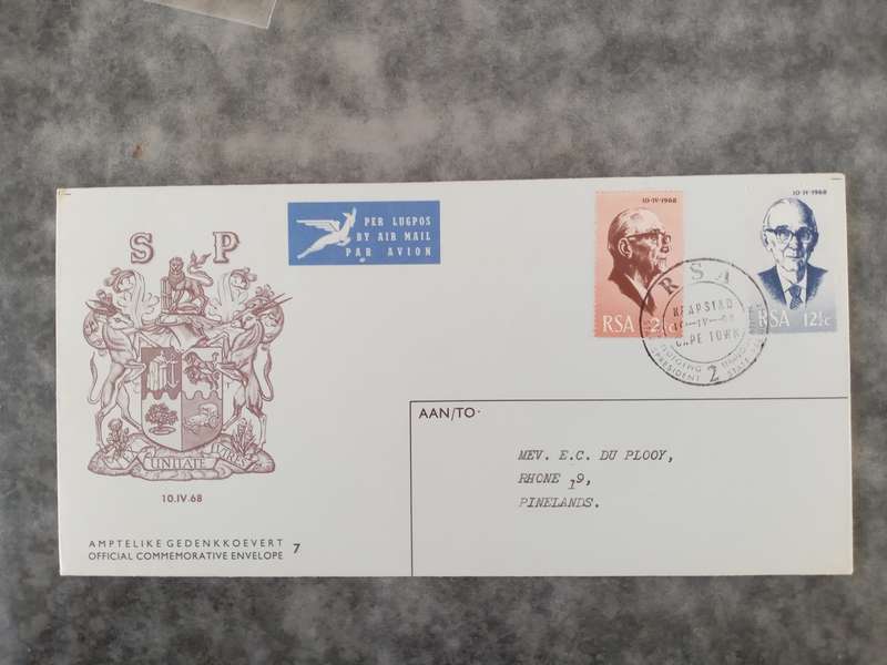LOVELY PRESIDENT FOUCHE FIRST DAY COVER - 1968