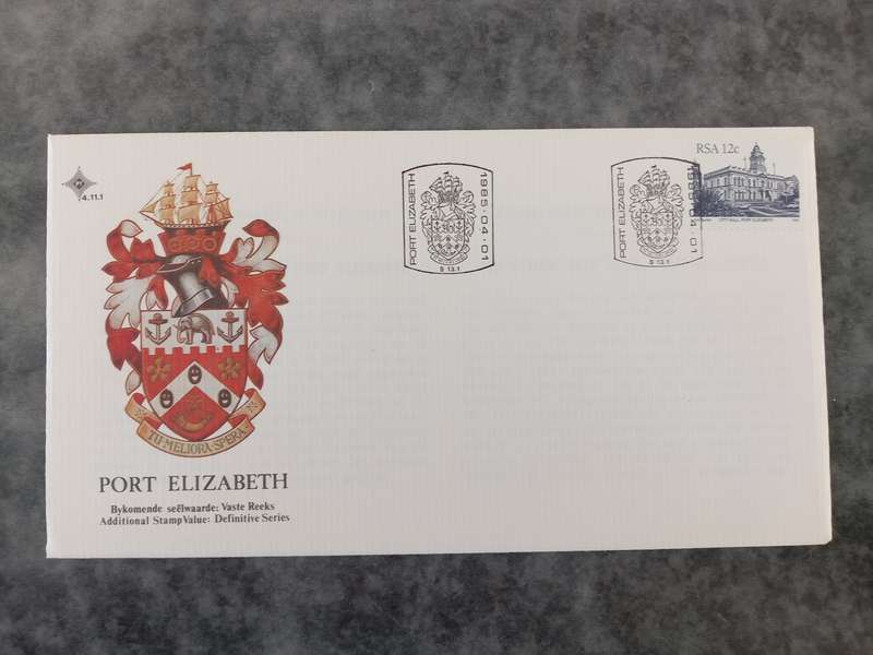 LOVELY FIRST DAY COVER - PORT ELIZABETH - 1985
