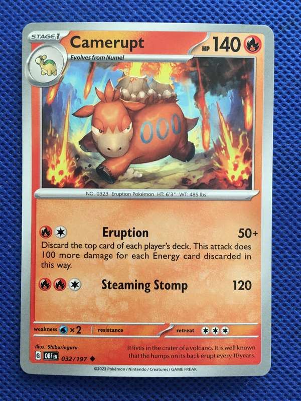 POKEMON TRADING CARD - CAMERUPT