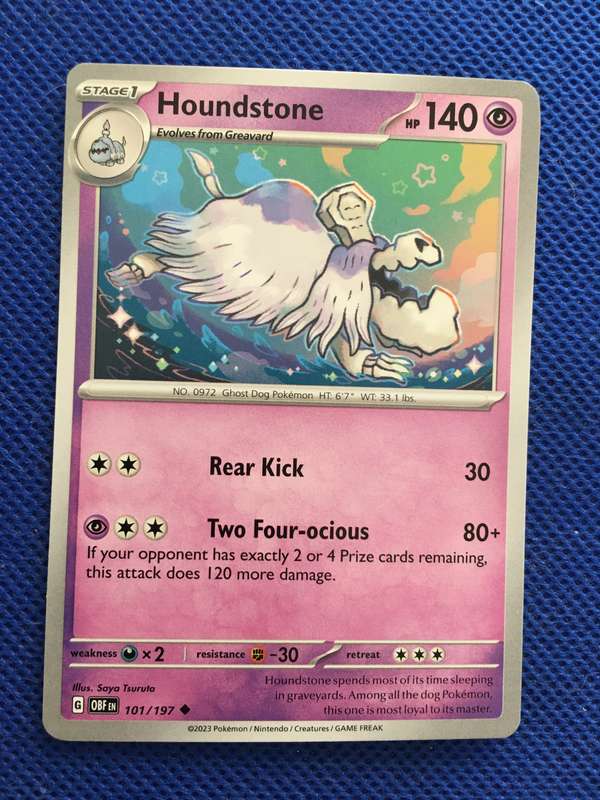 POKEMON TRADING CARD - HOUNDSTONE