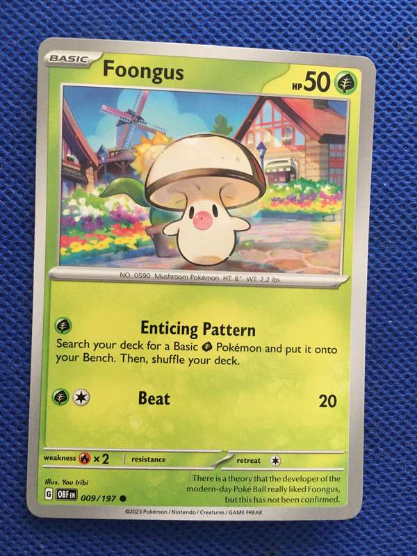 POKEMON TRADING CARD - FOONGUS