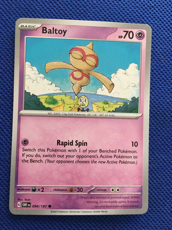 POKEMON TRADING CARD - BALTOY
