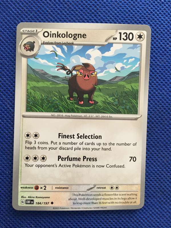 POKEMON TRADING CARD - OINKOLOGNE