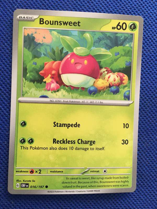 POKEMON TRADING CARD - BOUNSWEET