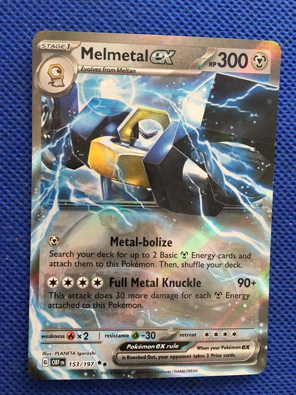 POKEMON TRADING CARD - SHINY / FOIL CARD - MELMETAL