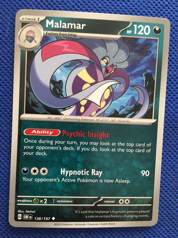 POKEMON TRADING CARD - MALAMAR