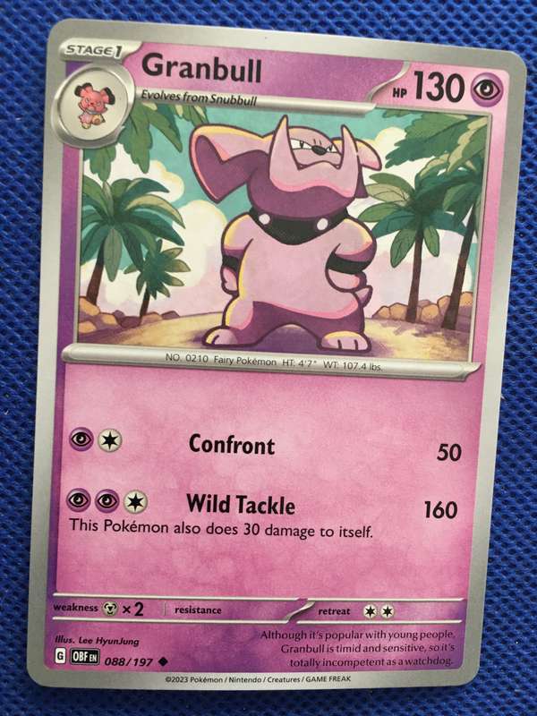 POKEMON TRADING CARD - GRANBULL