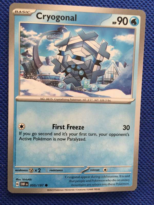 POKEMON TRADING CARD - CRYOGONAL