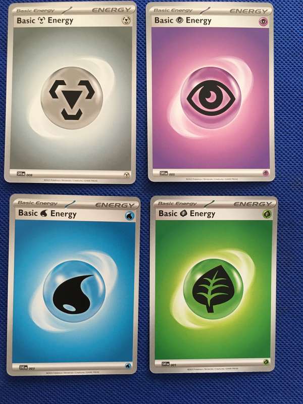 POKEMON TRADING CARD BASIC ENERGY CARD SET