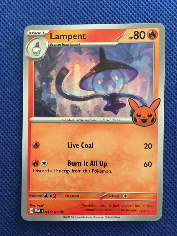 POKEMON TRADING CARD - LAMPENT