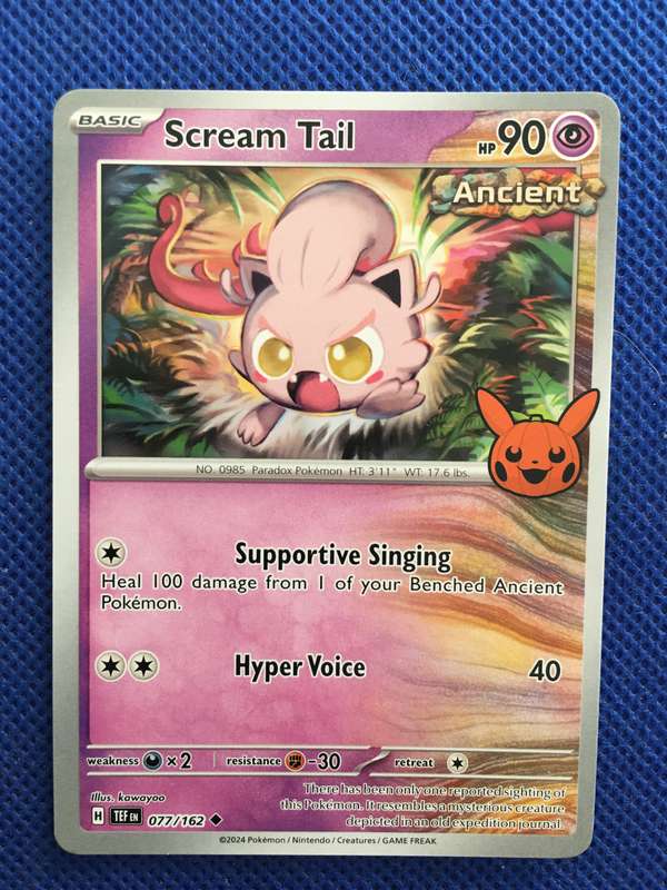 POKEMON TRADING CARD - SCREAM TAIL