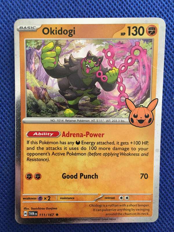 POKEMON TRADING CARD - OKIDOGI / FOIL CARD / SHINY