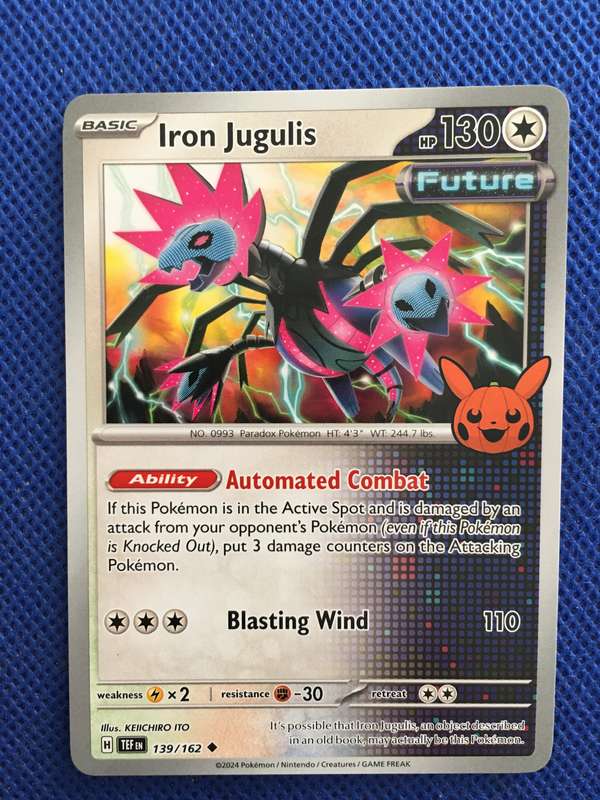 POKEMON TRADING CARD - IRON JUGULIS
