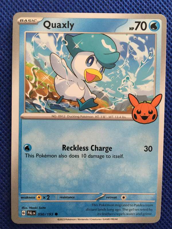 POKEMON TRADING CARD - QUAXLY