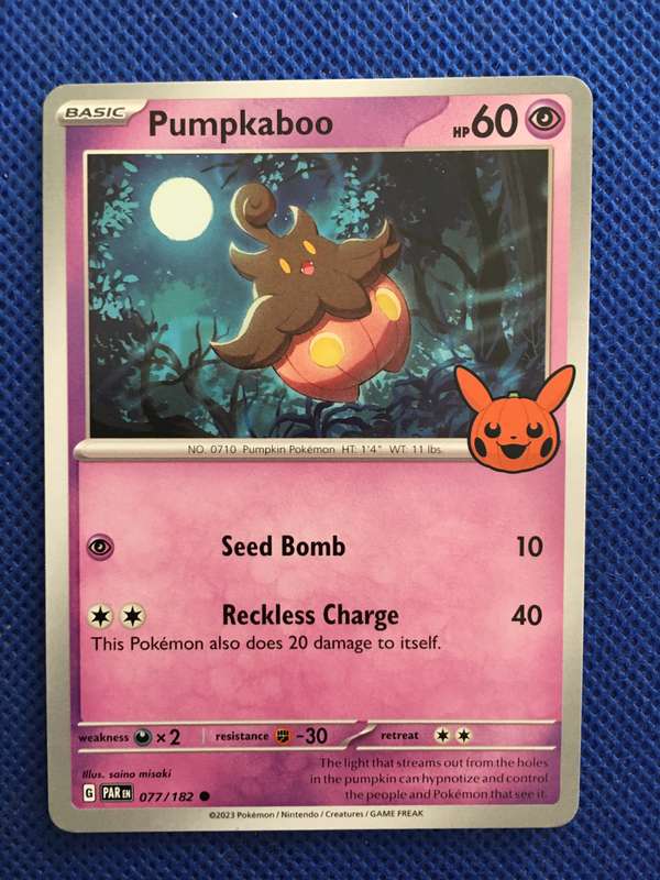 POKEMON TRADING CARD  - PUMPKABOO