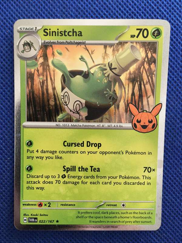 POKEMON TRADING CARD - SINISTCHA / FOIL CARD / SHINY