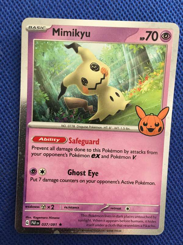 POKEMON TRADING  CARD - MIMIKYU / FOIL CARD  SHINY